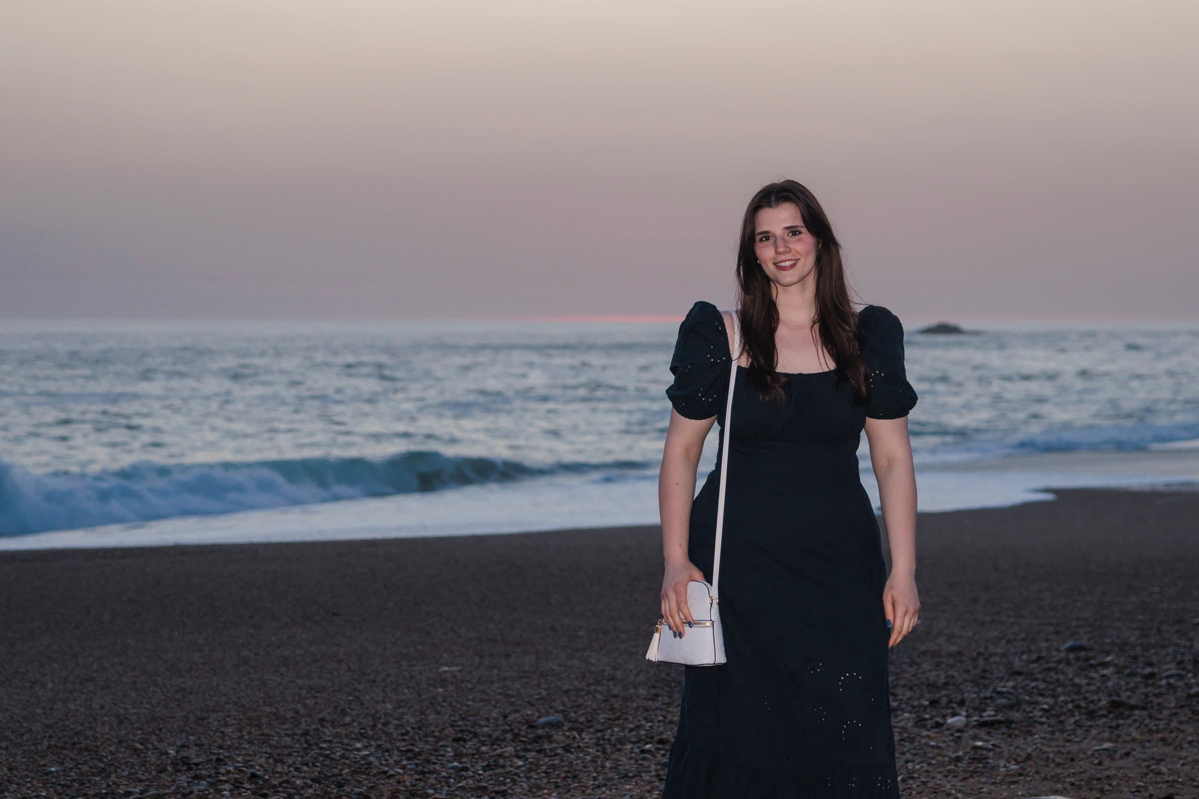 A beach portrait with soft coastal light.